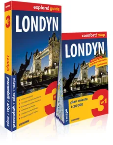 Londyn 3w1 przewodnik + atlas + mapa - Praca zbiorowa