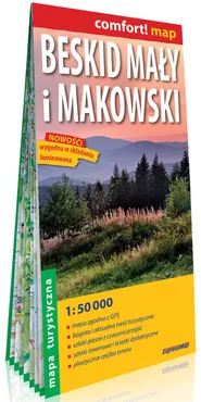 Beskid Mały i Makowski laminowana mapa turystyczna 1:50 000