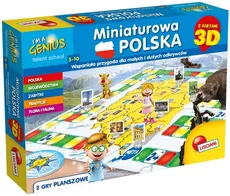 Miniaturowa Polska z kartami 3D