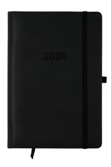 Kalendarz 2020 A5 książkowy dzienny Lux czarny