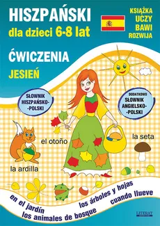 Hiszpański dla dzieci 6-8 lat Ćwiczenia Jesień - Hanna Jewiak, Katarzyna Piechocka-Empel