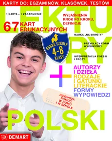 Karty edukacyjne Klasy 4-8 Polski Lektury