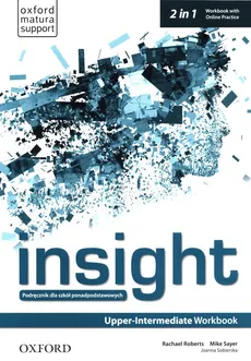 Insight Upper-Intermediate Workbook with Online Practice - Rachael Roberts, Mike Sayer, Joanna Sobierska