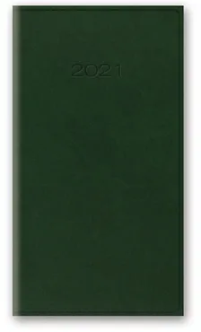 Kalendarz 2021 11T A6 kieszonkowy zielony vivella