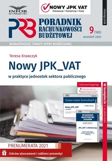 Nowy JPK_VAT w praktyce jednostek sektora publicznego - Teresa Krawczyk