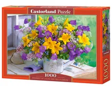Puzzle 1000 Bouquet of Lilies and Bellflowers