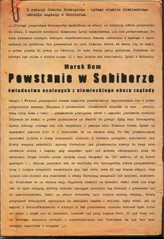Powstanie w Sobiborze - Marek Bem