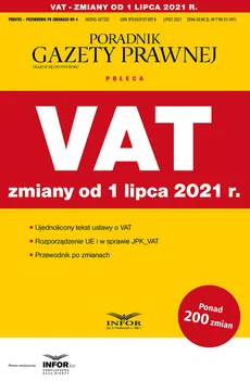 VAT zmiany od 1 lipca 2021