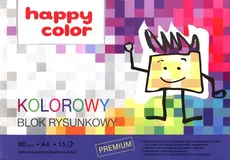 Blok rysunkowy kolorowy A4 15 kartek Happy color