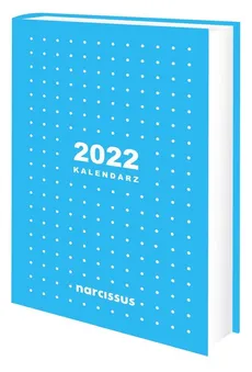 Kalendarz książkowy 2022 Narcissus A5 dzienny niebieski - Outlet