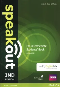 Speakout 2nd Edition Pre-iIntermediate Student's Book with MyEnglishLab + DVD - Antonia Clare, JJ Wilson
