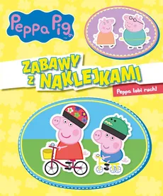 Peppa Pig Zabawy z naklejkami Peppa lubi ruch!