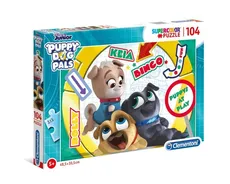 Puzzle 104 Supercolor Puppy Dog Pals
