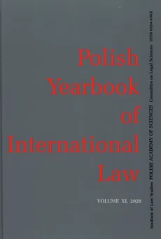 Polish Yearbook of International Law Tom XL