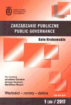 Zarządzanie Publiczne nr 1(39)/2017 - Stanisław Mazur