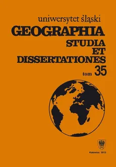 Geographia. Studia et Dissertationes. T. 35