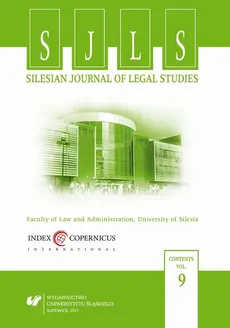 „Silesian Journal of Legal Studies”. Vol. 9 - 09 The United Nations System from the Polish Perspective (The conference report, Warsaw, Poland) 