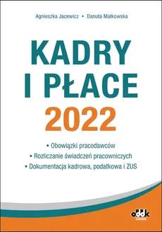 Kadry i płace 2022 - Outlet - Agnieszka Jacewicz, Danuta Małkowska