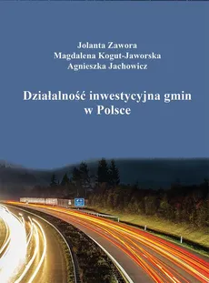 Działalność inwestycyjna gmin w Polsce - Agnieszka Jachowicz, Jolanta Zawora, Magdalena Kogut-Jaworska