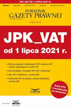 JPK_VAT od 1 lipca 2021 - Tomasz Krywan