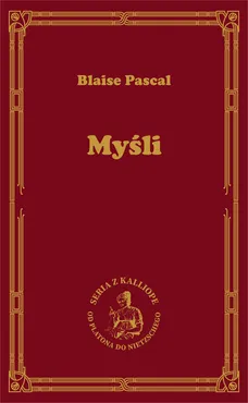 Myśli - Blaise Pascal