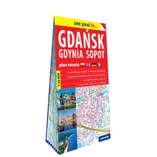 Gdańsk, Gdynia, Sopot papierowy plan miasta 1:26 000