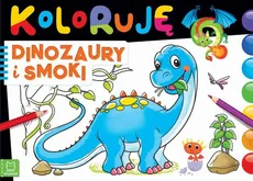 Koloruję dinozaury i smoki