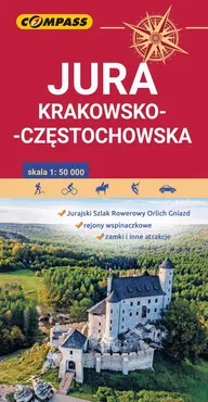 Jura Krakowsko-Częstochowska Mapa turystyczna 1:50 000