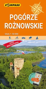 Pogórze Rożnowskie Mapa laminowana 1:50 000