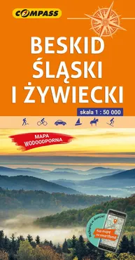 Beskid Śląski i Żywiecki  Mapa laminowana 1:50 000