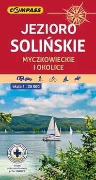 Jezioro Solińskie Myczkowieckie i okolice Mapa turystyczna 1:25 000