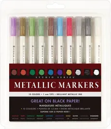 Markery Metaliczne 10 kolorów