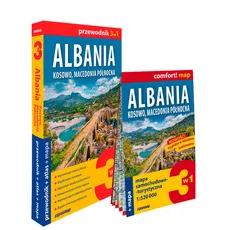 Albania, Kosowo, Macedonia Północna 3w1 przewodnik + atlas + mapa - Izabela Nowek