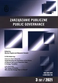 Zarządzanie Publiczne 3 (57) 2021