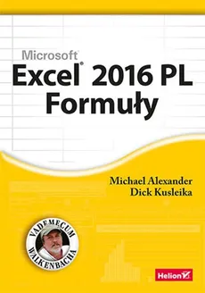 Excel 2016 PL Formuły - Outlet - Alexander Michael, Kusleika Richard