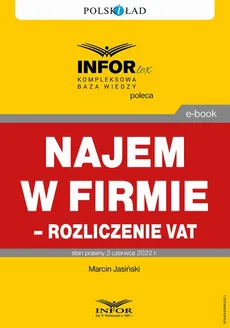 Najem w firmie – rozliczenie VAT - Marcin Jasiński