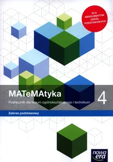 MATeMAtyka 4 Podręcznik Zakres podstawowy - Outlet - Wojciech Babiański, Lech Chańko, Joanna Czarnowska
