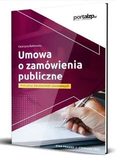 Umowa o zamówienia publiczne - Katarzyna Bełdowska