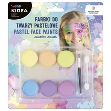 Farby pastelowe do twarzy Kidea 6 kolorów