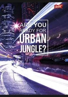 Zeszyt A5 w linie 60 kartek Urban Jungle 10 sztuk mix