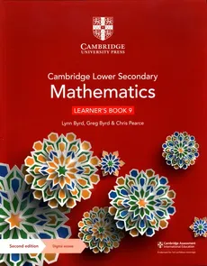 Cambridge Lower Secondary Mathematics 9 Learner's Book with Digital access - Greg Byrd, Lynn Byrd, Chris Pearce