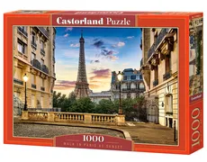 Puzzle 1000 Walk in Paris at Sunset