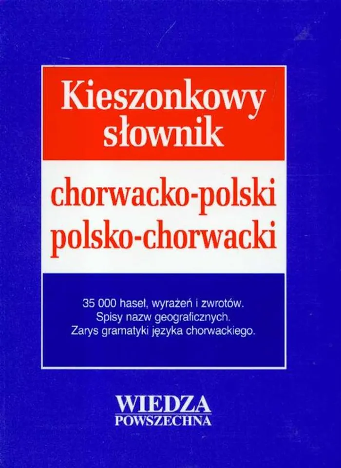 Kieszonkowy Słownik Chorwacko Polski Polsko Chorwacki - 