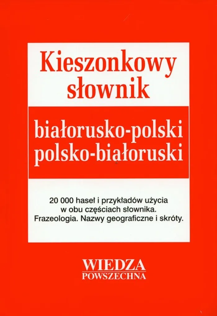 Kieszonkowy Słownik Białorusko Polski Polsko Białoruski - 